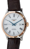 Buy Shop Longines Record Automatic Stainless Steel 18K Gold Watch for Men - L2.821.5.11.2 USA Online