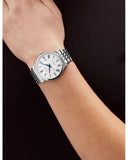 Buy Shop Longines Record Automatic Stainless Steel 40mm Watch for Men - L2.821.4.11.6 USA Online