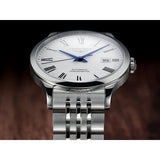 Buy Shop Longines Record Automatic Stainless Steel 40mm Watch for Men - L2.821.4.11.6 USA Online
