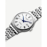 Buy Shop Longines Record Automatic Stainless Steel 40mm Watch for Men - L2.821.4.11.6 USA Online
