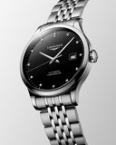 Buy Shop Longines Record Automatic Stainless Steel 40mm Watch for Men - L2.821.4.57.6 USA Online