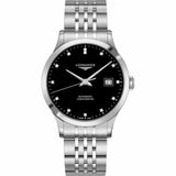 Buy Shop Longines Record Automatic Stainless Steel 40mm Watch for Men - L2.821.4.57.6 USA Online