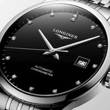 Buy Shop Longines Record Automatic Stainless Steel 40mm Watch for Men - L2.821.4.57.6 USA Online