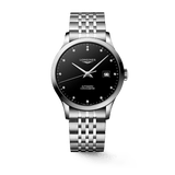 Buy Shop Longines Record Automatic Stainless Steel 40mm Watch for Men - L2.821.4.57.6 USA Online