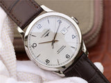 Buy Shop Longines Record Automatic Stainless Steel 40mm Watch for Men - L2.821.4.76.2 USA Online