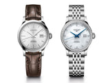 Buy Shop Longines Record Automatic Stainless Steel 40mm Watch for Men - L2.821.4.76.2 USA Online