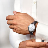 Buy Shop Longines Record Automatic Stainless Steel 40mm Watch for Men - L2.821.4.76.2 USA Online