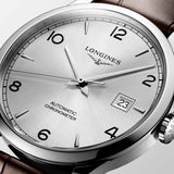 Buy Shop Longines Record Automatic Stainless Steel 40mm Watch for Men - L2.821.4.76.2 USA Online