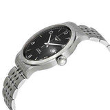 Buy Shop Longines Record Black Dial Automatic Stainless Steel 40mm Watch for Men - L2.821.4.56.6 USA Online