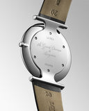 Buy Shop Longines La Grande Classique De Longines White Dial Black Leather Strap Watch for Women - L4.755.4.11.2 USA Online