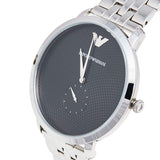 Buy Shop Emporio Armani Classic Quartz Black Dial Silver Steel Strap Watch For Men - AR11161 USA Online