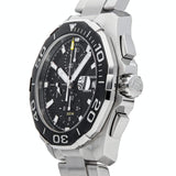 Buy Shop Tag Heuer Aquaracer Calibre 16 Day-Date Black Dial Silver Steel Strap Watch for Men - CAY211A.BA0927 USA Online