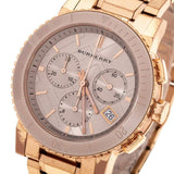 Buy Shop Burberry The City Rose Gold Dial Rose Gold Steel Strap Watch for Women - BU9703 USA Online