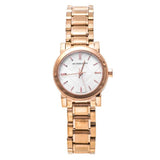 Buy Shop Burberry The City White Dial Rose Gold Steel Strap Watch for Women - BU9204 USA Online