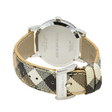 Buy Shop Burberry The City Silver Dial Brown Leather Strap Watch for Women - BU9025 USA Online