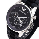 Buy Shop Emporio Armani Sportivo Black Dial Two Tone Ceramic Bracelet Watch For Men - AR5866 USA Online