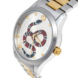 Buy Shop Gucci G Timeless Quartz Silver Dial Silver Steel Strap Watch For Women - YA1264075 USA Online