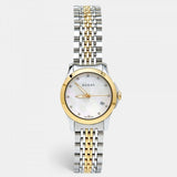 Buy Shop Gucci G Timeless Diamonds Mother of Pearl Dial Two Tone Steel Strap Watch For Women - YA126413 USA Online