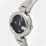 Buy Shop Gucci Guccisima Quartz Black Dial Silver Steel Strap Watch For Women - YA134501 USA Online