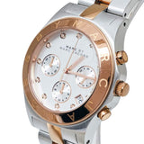 Buy Shop Marc Jacobs Blade Chronograph Silver Dial Two Tone Steel Strap Watch for Women - MBM3178 USA Online