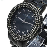 Buy Shop Marc Jacobs Marci Black Dial Black Steel Dial Strap Watch for Women - MBM3193 USA Online