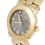 Buy Shop Marc Jacobs Amy Black Dial Gold Steel Strap Watch for Women - MBM3273 USA Online