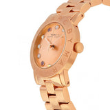 Buy Shop Marc Jacobs Amy Dexter Rose Gold Dial Rose Gold Steel Strap Watch for Women - MBM3216 USA Online