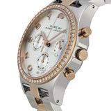 Buy Shop Marc Jacobs Henry Chronograph Silver Dial Two Tone Steel Strap Watch for Women - MBM3106 USA Online