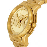 Buy Shop Michael Kors Runway Gold Dial Gold Steel Strap Watch for Women - MK5786 USA Online