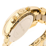 Buy Shop Michael Kors Wren Purple Dial Gold Steel Strap Watch for Women - MK6290 USA Online