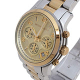 Buy Shop Michael Kors Runway Gold Dial Two Tone Steel Strap Watch for Women - MK5137 USA Online