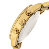Buy Shop Michael Kors Ritz Chronograph Gold Dial Gold Steel Strap Watch For Women - MK6597 USA Online