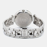 Buy Shop Versace Crystal Gleam Guilloche Black Dial Silver Steel Strap Watch for Women - VAN030016 USA Online