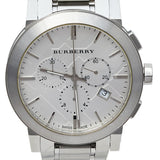 Buy Shop Burberry The City Chronograph Silver Dial Silver Steel Strap Watch for Men - BU9350 USA Online