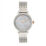 Buy Shop Emporio Armani Interchangeable Analog Mother of Pearl Dial Silver Steel Strap Watch For Women - AR80020 USA Online