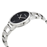 Buy Shop Calvin Klein Stately Black Dial Silver Steel Strap Watch for Women - K3G23121 USA Online