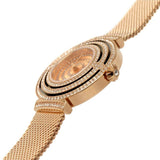 Buy Shop Guess Dream Crystals Rose Gold Dial Rose Gold Mesh Bracelet Watch For Women - GW0550L3 USA Online