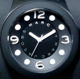 Buy Shop Marc Jacobs Pelly Black Dial Black Silicone Strap Watch for Women - MBM2507 USA Online