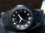 Buy Shop Marc Jacobs Pelly Black Dial Black Silicone Strap Watch for Women - MBM2528 USA Online