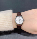 Buy Shop Tissot Le Locle Automatic Lady Silver Dial Brown Leather Strap Watch For Women - T41.1.113.77 USA Online