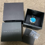Buy Shop Marc Jacobs Amy Blue Dial Silver Steel Strap Watch for Women - MBM3272 USA Online