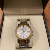 Buy Shop Burberry Heritage White Dial Two Tone Stainless Steel Strap Watch for Men - BU1358 USA Online