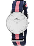 Buy Shop Daniel Wellington Classic Winchester White Dial Two Tone Nylon Strap Watch For Women - DW00100049 USA Online