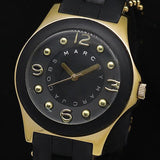 Buy Shop Marc Jacobs Pelly Black Dial Black Silicone Strap Watch for Women - MBM2540 USA Online