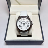 Buy Shop Fossil Cecile White Dial White Leather Strap Watch for Women - AM4484 USA Online