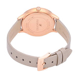 Buy Shop Swarovski Octea Nova Grey Dial Grey Leather Strap Watch for Women - 5295326 USA Online