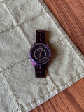 Buy Shop Michael Kors Lauryn Black Dial Purple Steel Strap Watch for Women - MK3724 USA Online