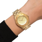 Buy Shop Marc Jacobs Blade Gold Dial Gold Steel Strap Watch for Women - MBM3126 USA Online
