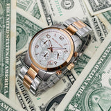 Buy Shop Michael Kors Runway Silver Dial Two Tone Steel Strap Watch for Women - MK5315 USA Online