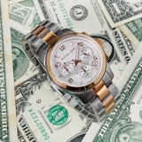 Buy Shop Michael Kors Runway Silver Dial Two Tone Steel Strap Watch for Women - MK5315 USA Online